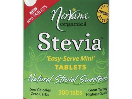 Nirvana Organics Stevia Mini Tablets 300 Tabs Online Sale