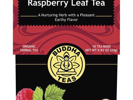 Buddha Teas Organic Herbal Tea Bags Raspberry Leaf Tea 18pk For Cheap