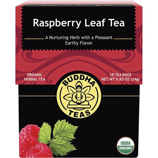 Buddha Teas Organic Herbal Tea Bags Raspberry Leaf Tea 18pk For Cheap