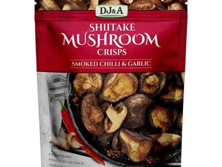 Dj&a Shiitake Mushroom Crisps Smoked Chilli & Garlic 12x30g Online