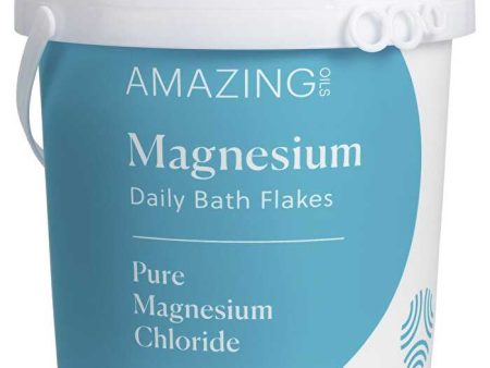 Amazing Oils Magnesium Flex Bath Flakes Magnesium Chloride & MSM 2kg For Discount