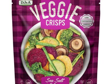 Dj&a Veggie Crisps Sea Salt & Vinegar 9x90g Cheap