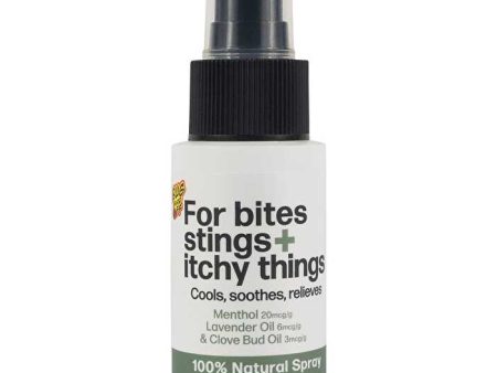 Bug-grrr Off For bites stings + itchy things 100% Natural Spray 50ml For Sale