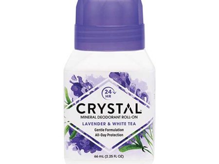 Crystal Roll-On Deodorant Lavender & White Tea 66ml Online now