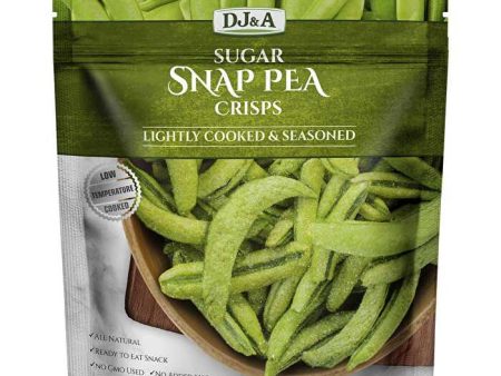 Dj&a Sugar Snap Pea Crisps 10x30g Sale