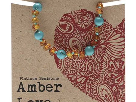 Amber Love Children s Bracelet Anklet 100% Baltic Amber Ocean 14cm Sale