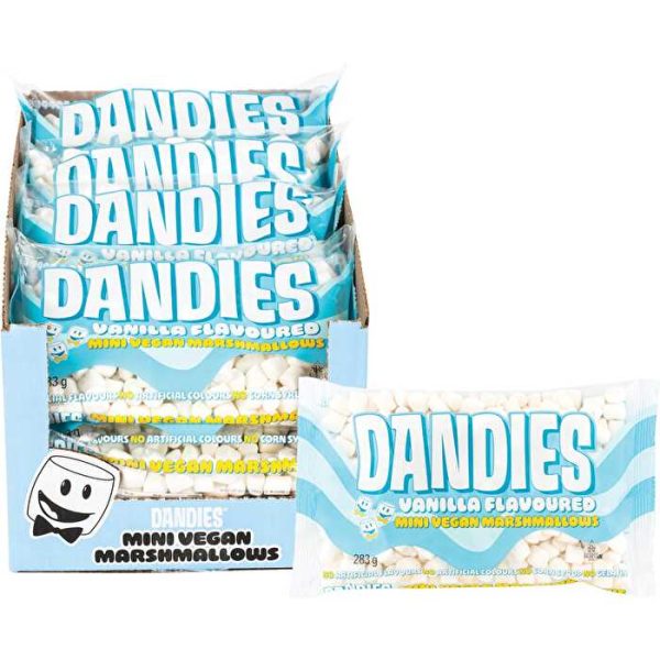 Dandies Vegan Vanilla Marshmallows Mini Size 283g Hot on Sale