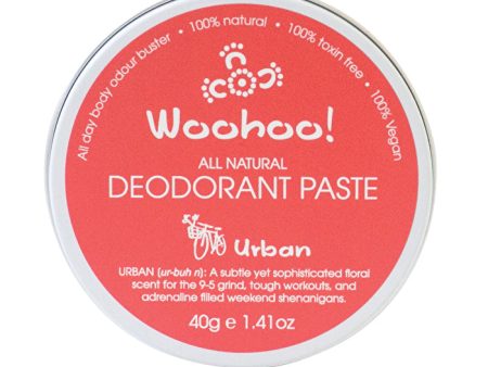 Woohoo Deodorant Paste Urban 40g on Sale