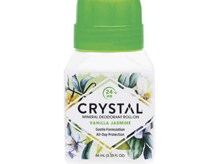 Crystal Roll-On Deodorant Vanilla Jasmine 66ml Hot on Sale