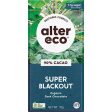 Alter Eco Chocolate Organic Dark Super Blackout 12x75g Cheap