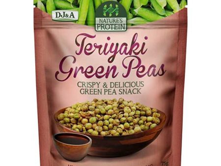 Dj&a Nature s Protein Teriyaki Green Peas 12x75g Online Sale