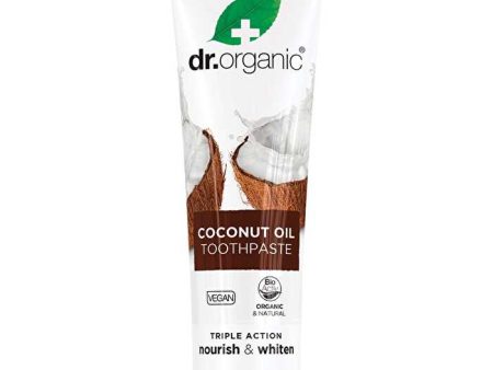 Dr Organic Toothpaste Whitening Coconut Oil 100ml For Sale