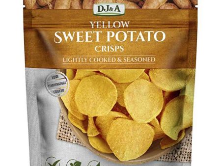 Dj&a Yellow Sweet Potato Crisps 10x55g For Sale