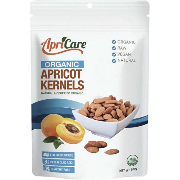 Apricare Apricot Kernels Organic Raw 500g Online