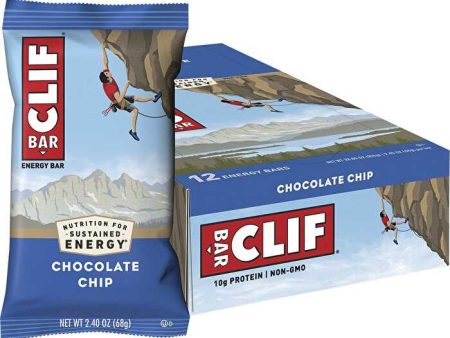 Clif Energy Bar Chocolate Chip 12x68g Online now