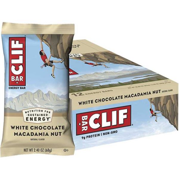 Clif Energy Bar White Chocolate Macadamia 12x68g Hot on Sale