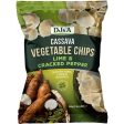 Dj&a Cassava Vegetable Chips Lime & Cracked Pepper 5x100g Fashion