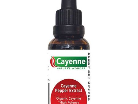 Cayenne Nature s Wonder Cayenne Pepper Extract with dropper 30ml Online now