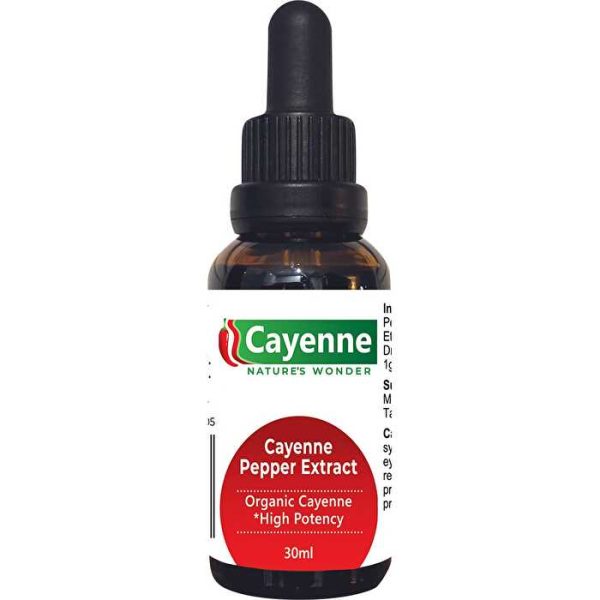 Cayenne Nature s Wonder Cayenne Pepper Extract with dropper 30ml Online now