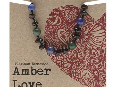 Amber Love Children s Bracelet Anklet 100% Baltic Amber Moon 14cm on Sale