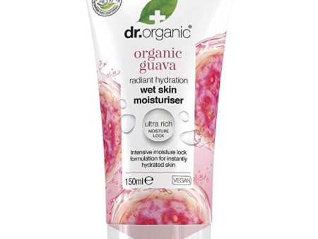 Dr Organic Wet Skin Moisturiser Organic Guava 150ml For Cheap