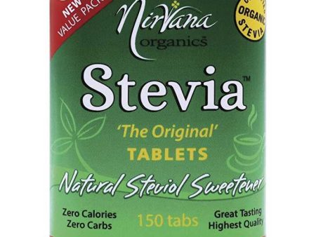 Nirvana Organics Stevia Tablets 150 Tabs Online Hot Sale