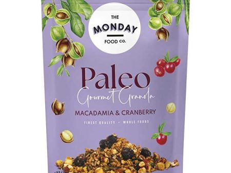 The Monday Food Co. Paleo Gourmet Granola Macadamia & Cranberry 300g Online Hot Sale