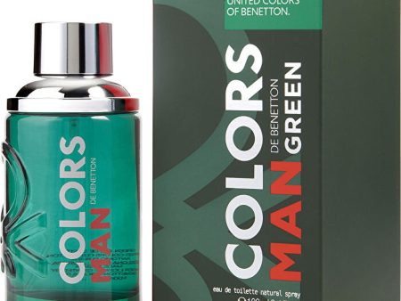 Benetton Colors Green Eau De Toilette Spray 100ml 3.4oz Discount