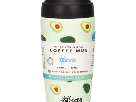 Cheeki Coffee Mug Avocado 450ml Hot on Sale