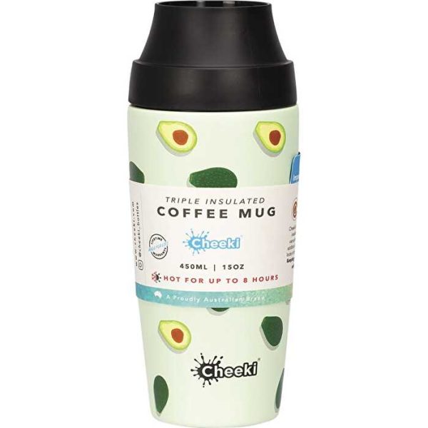 Cheeki Coffee Mug Avocado 450ml Hot on Sale