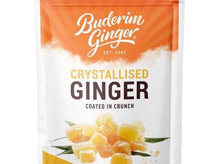 Buderim Ginger Crystallised Ginger Coated in Crunch 200g For Sale