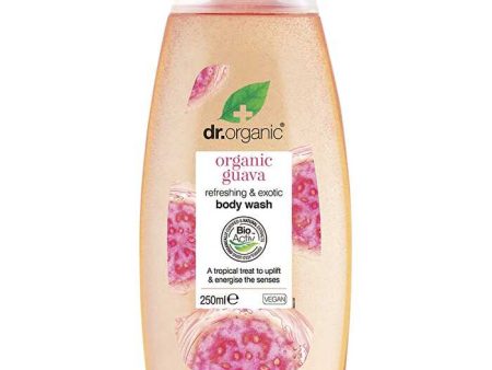 Dr Organic Body Wash Organic Guava 250ml Hot on Sale