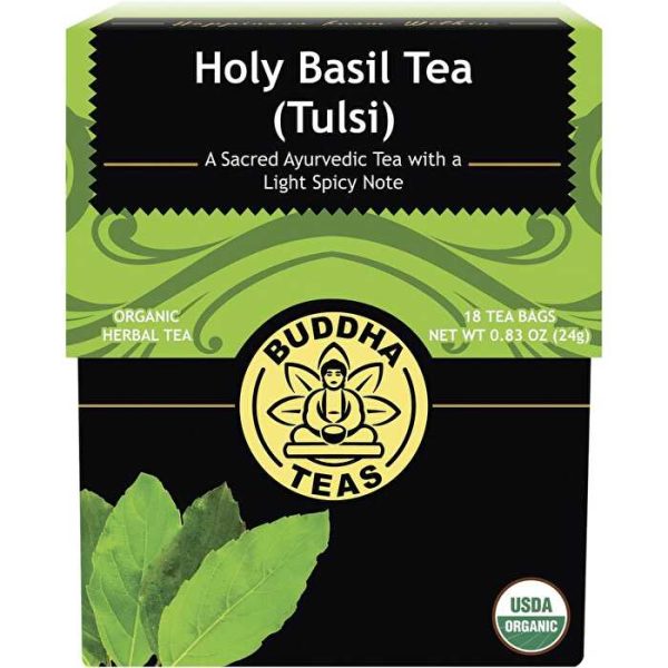 Buddha Teas Organic Herbal Tea Bags Holy Basil Tea (Tulsi) 18pk Sale