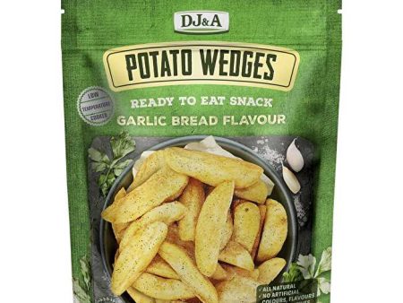 Dj&a Potato Wedges Garlic Bread Flavour 9x100g For Sale