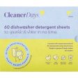 Cleaner Days Dishwasher Detergent Sheets Lemon 60pcs Sale