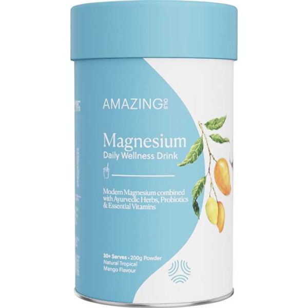 Amazing Oils Magnesium Wellness Drink Daily Tropical Mango 200g For Sale