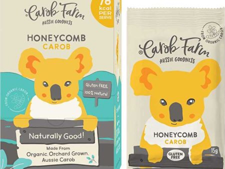 Carob Farm Carob Koala Honeycomb 50x15g Online now