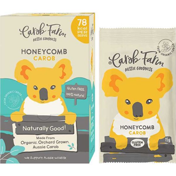 Carob Farm Carob Koala Honeycomb 50x15g Online now