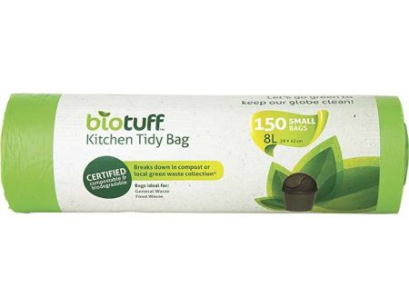 Biotuff Kitchen Tidy Bag Small Bags 150pk 8L Online