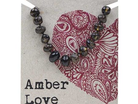 Amber Love Adult s Bracelet 100% Baltic Amber Olive 20cm Online now