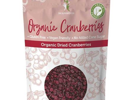 Dr Superfoods Dried Cranberries Organic 125g Fashion