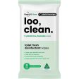 Cleanlife Loo Clean Flushable Plastic Free Wipes 15pk Discount