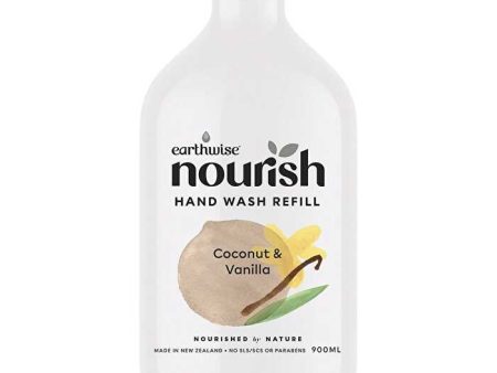 Earthwise Nourish Hand Wash Coconut & Vanilla 900ml Supply