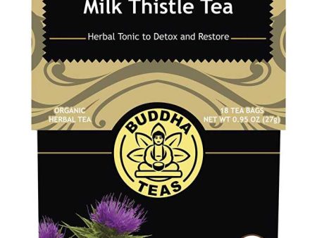 Buddha Teas Organic Herbal Tea Bags Milk Thistle Tea 18pk Online Sale