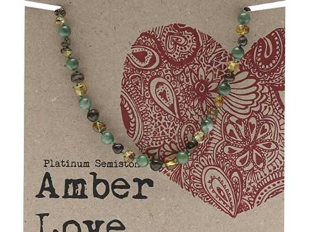 Amber Love Children s Necklace 100% Baltic Amber Forest 33cm For Cheap