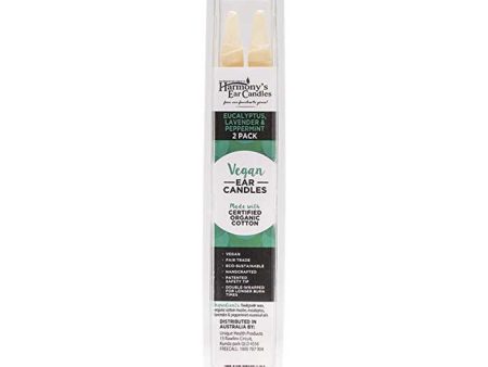 Harmony s Ear Candles Vegan Ear Candles Eucalyptus, Lav & Peppermint 2pk Online Hot Sale