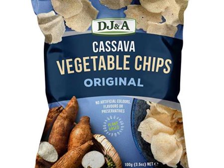 Dj&a Cassava Vegetable Chips Original 5x100g For Cheap