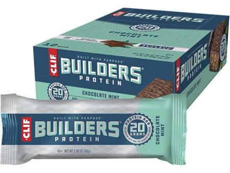 Clif Builders Bar Chocolate Mint 12x68g Discount