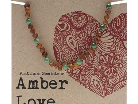 Amber Love Children s Necklace 100% Baltic Amber Earth 33cm Supply