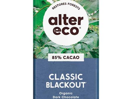 Alter Eco Chocolate Organic Dark Classic Blackout 12x80g Sale